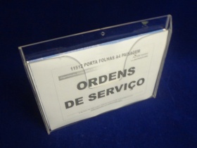 Porta Folder de Parede A4 Paisagem